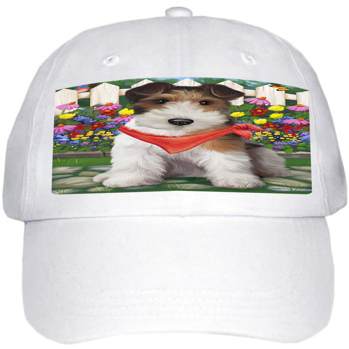 Spring Floral Wire Hair Terrier Dog Ball Hat Cap HAT60594