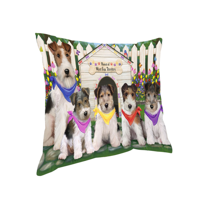 Spring Dog House Wire Hair Terriers Dog Pillow PIL65024