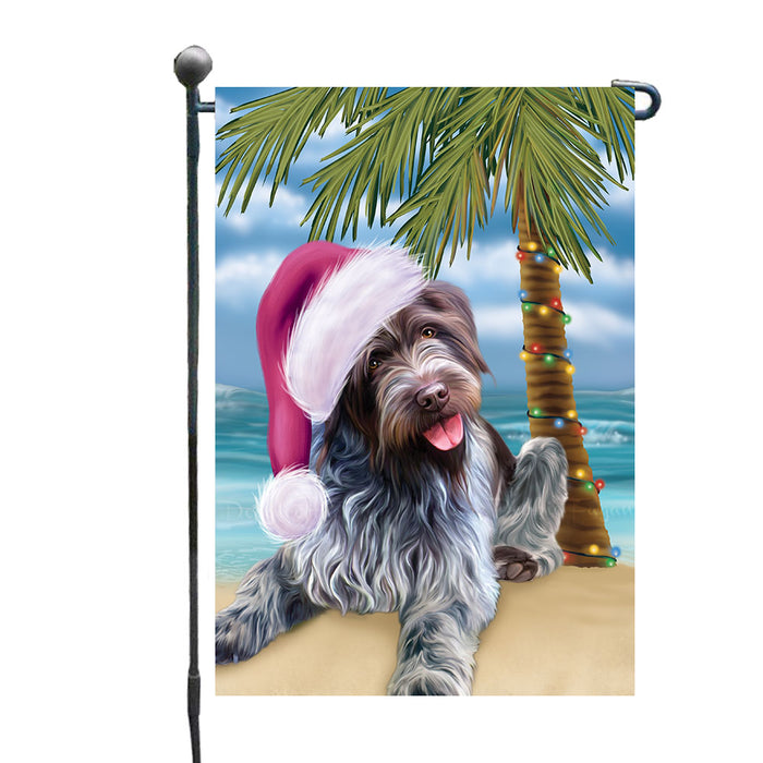Christmas Summertime Beach Wirehaired Pointing Griffon Dog Garden Flags Outdoor Decor for Homes and Gardens Double Sided Garden Yard Spring Decorative Vertical Home Flags Garden Porch Lawn Flag for Decorations GFLG69045
