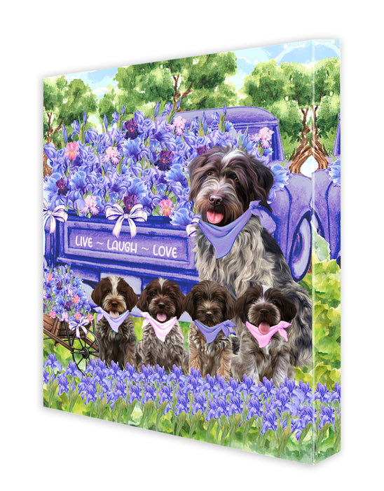 Wirehaired Pointing Griffon Canvas: Explore a Variety of Custom Designs, Personalized, Digital Art Wall Painting, Ready to Hang Room Decor, Gift for Pet & Dog Lovers