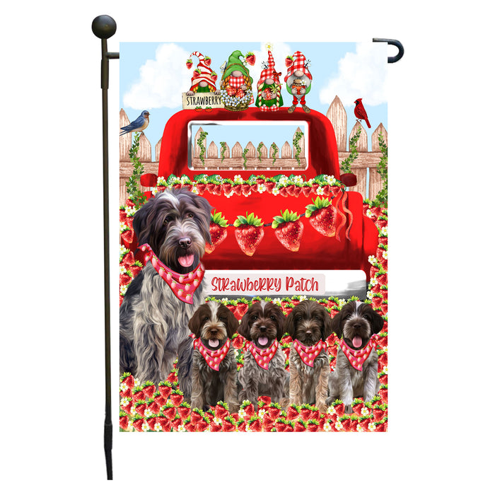 Wirehaired Pointing Griffon Dogs Garden Flag: Explore a Variety of Custom Designs, Double-Sided, Personalized, Weather Resistant, Garden Outside Yard Decor, Dog Gift for Pet Lovers