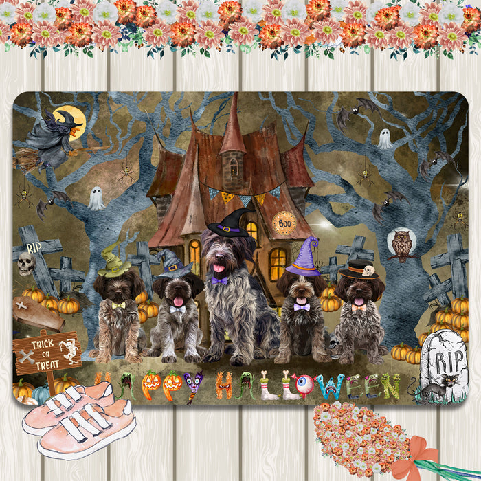 Wirehaired Pointing Griffon Area Rug and Runner: Explore a Variety of Designs, Personalized, Custom, Halloween Indoor Floor Carpet Rugs for Home and Living Room, Pet Gift for Dog Lovers