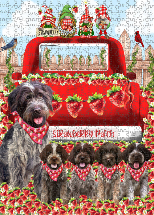 Wirehaired Pointing Griffon Jigsaw Puzzle: Explore a Variety of Designs, Interlocking Halloween Puzzles for Adult, Custom, Personalized, Pet Gift for Dog Lovers