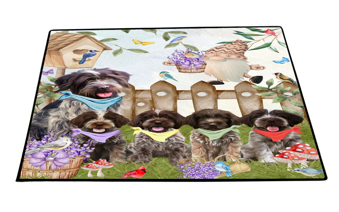 Wirehaired Pointing Griffon Floor Mats: Explore a Variety of Designs, Personalized, Custom, Halloween Anti-Slip Doormat for Indoor and Outdoor, Dog Gift for Pet Lovers