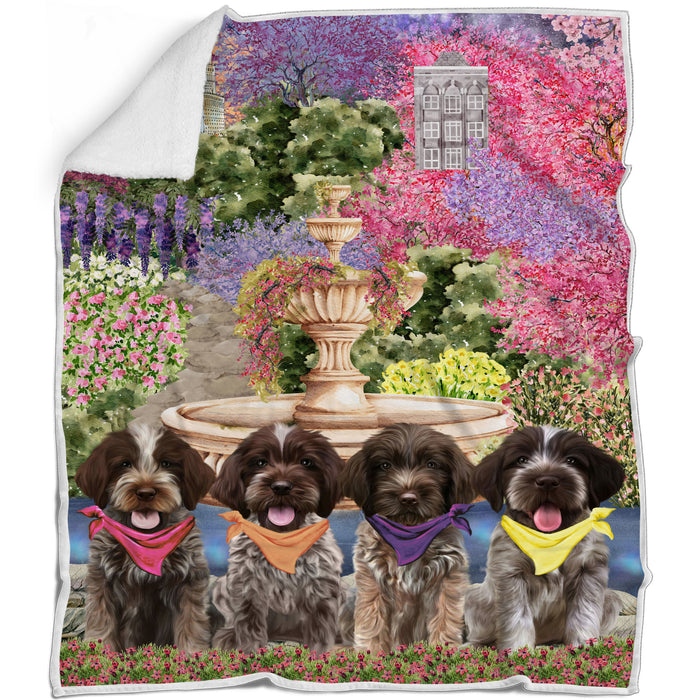 Wirehaired Pointing Griffon Blanket: Explore a Variety of Designs, Cozy Sherpa, Fleece and Woven, Custom, Personalized, Gift for Dog and Pet Lovers
