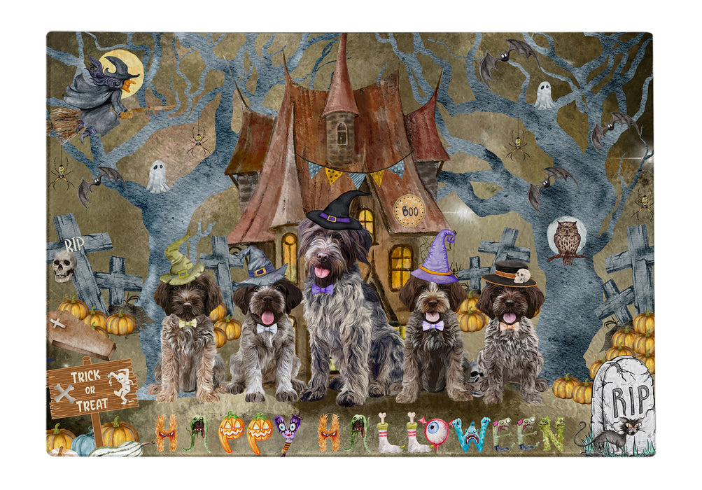 Wirehaired Pointing Griffon Cutting Board for Kitchen, Tempered Glass Scratch and Stain Resistant, Explore a Variety of Designs, Custom, Personalized, Dog Gift for Pet Lovers