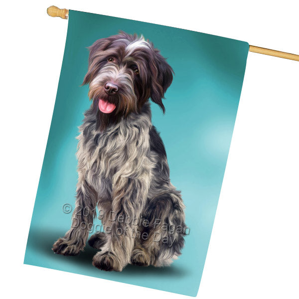 Wirehaired Pointing Griffon Dog House Flag FLG65609