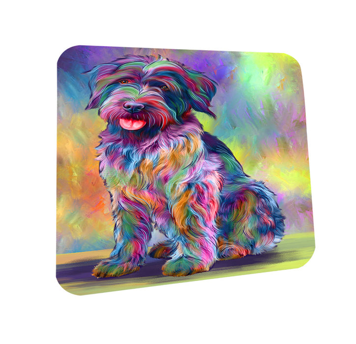 Paradise Wave Wirehaired Pointing Griffon Dog Coasters Set of 4 CST57489