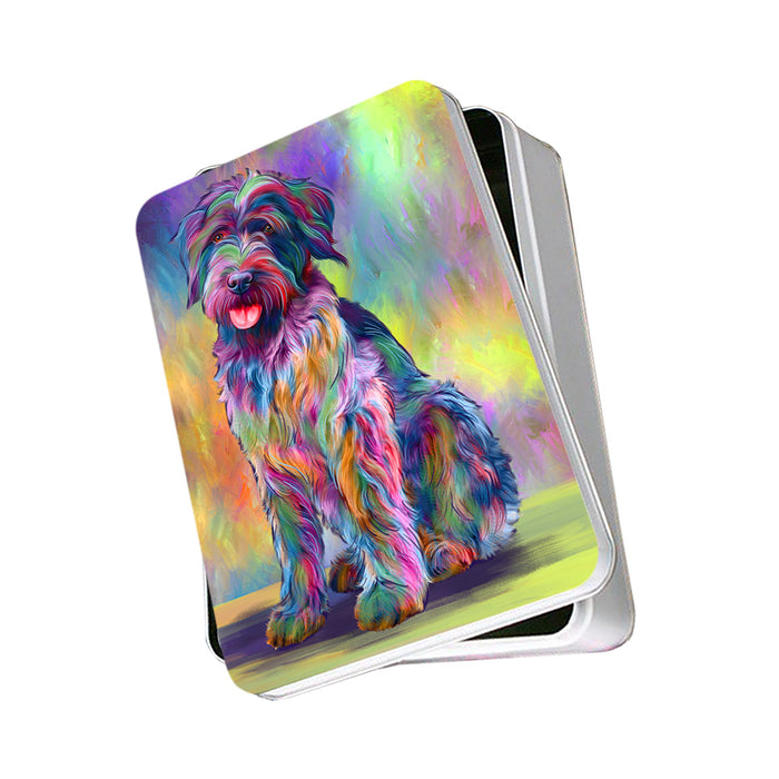 Paradise Wave Wirehaired Pointing Griffon Dog Photo Storage Tin PITN57474