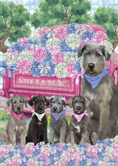 Wolfhound Jigsaw Puzzle: Explore a Variety of Personalized Designs, Interlocking Puzzles Games for Adult, Custom, Dog Lover's Gifts