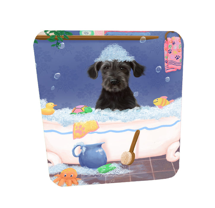 Rub a Dub Dogs in a Tub Wolfhound Dog Coasters Set of 4 CSTA58308