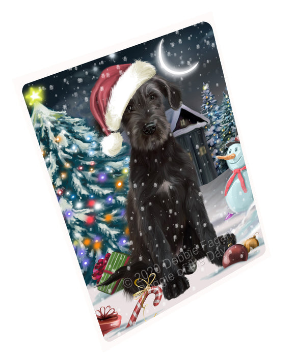 Christmas Holly Jolly Wolfhound Dog Refrigerator/Dishwasher Magnet - Kitchen Decor Magnet - Pets Portrait Unique Magnet - Ultra-Sticky Premium Quality Magnet RMAG112943