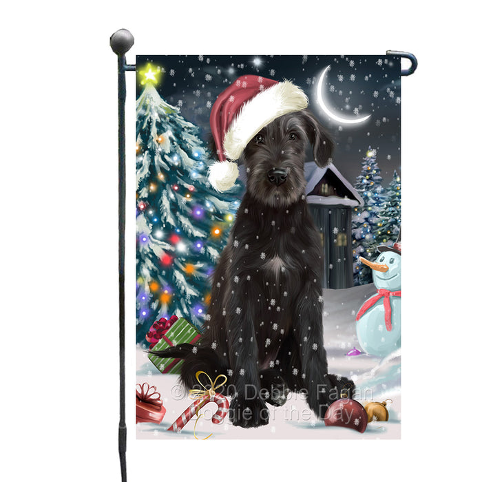 Christmas Holly Jolly Wolfhound Dog Garden Flags Outdoor Decor for Homes and Gardens Double Sided Garden Yard Spring Decorative Vertical Home Flags Garden Porch Lawn Flag for Decorations GFLG68194