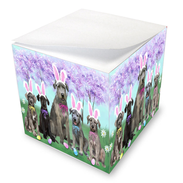 Easter Holiday Wolfhound Dogs Note Cube NOC-DOTD-A57611