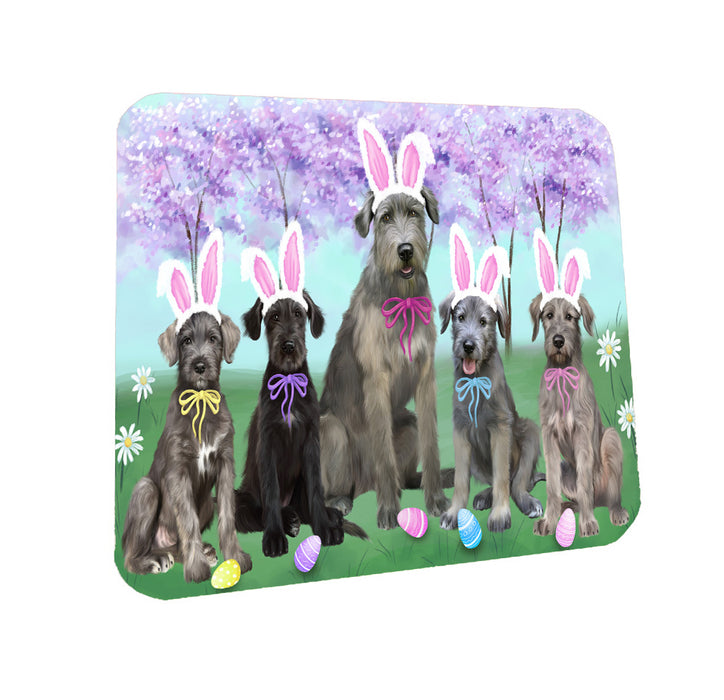 Easter Holiday Wolfhound Dogs Coasters Set of 4 CSTA58570