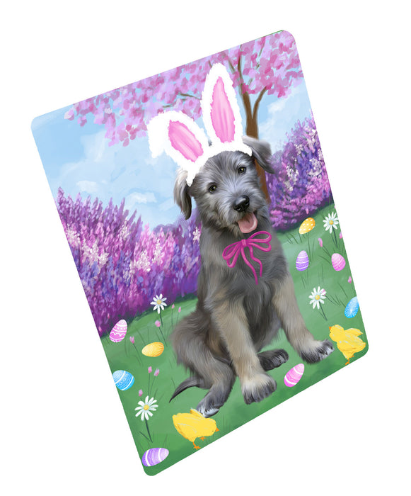 Easter holiday Wolfhound Dog Cutting Board - For Kitchen - Scratch & Stain Resistant - Designed To Stay In Place - Easy To Clean By Hand - Perfect for Chopping Meats, Vegetables, CA83666