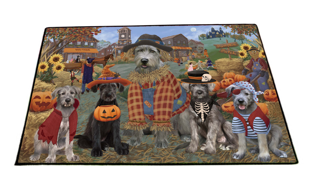 Halloween 'Round Town Wolfhound Dogs Floormat FLMS55636
