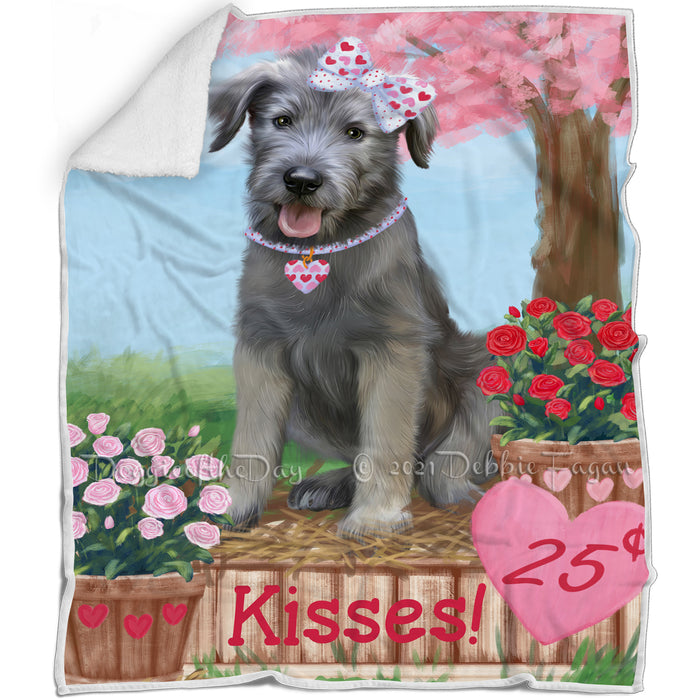 Rosie 25 Cent Kisse Wolfhound Dog Blanket BLNKT142391