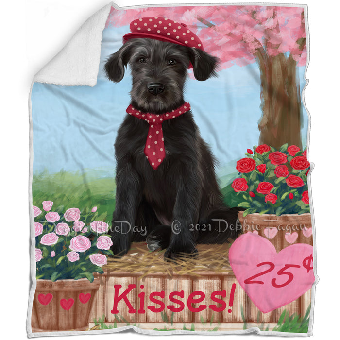 Rosie 25 Cent Kisse Wolfhound Dog Blanket BLNKT142392