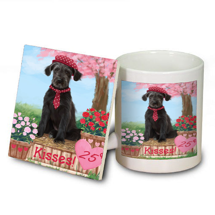 Rosie 25 Cent Kisses Wolfhound Dog Coasters Set of 4 CSTA58282