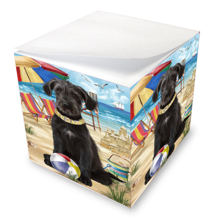 Pet Friendly Beach Wolfhound Dog Note Cube NOC-DOTD-A57213