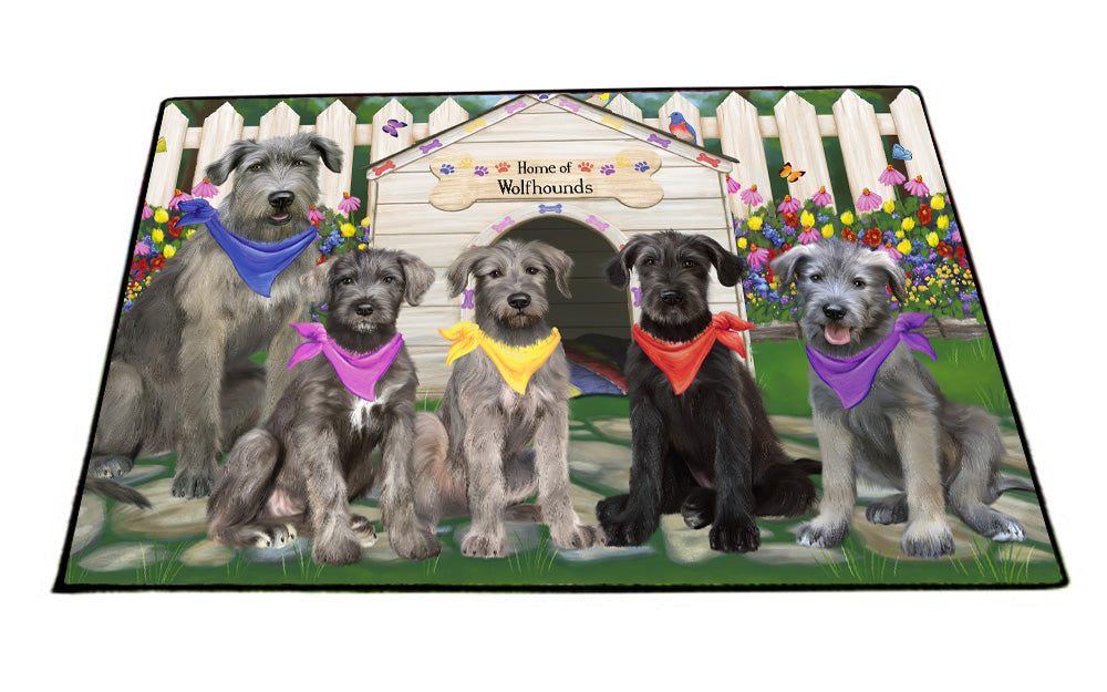 Spring Dog House Wolfhound Dogs Floormat FLMS55948