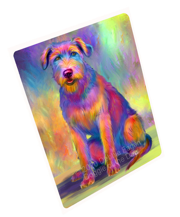 Paradise Wave Wolfhound Dog Cutting Board - For Kitchen - Scratch & Stain Resistant - Designed To Stay In Place - Easy To Clean By Hand - Perfect for Chopping Meats, Vegetables