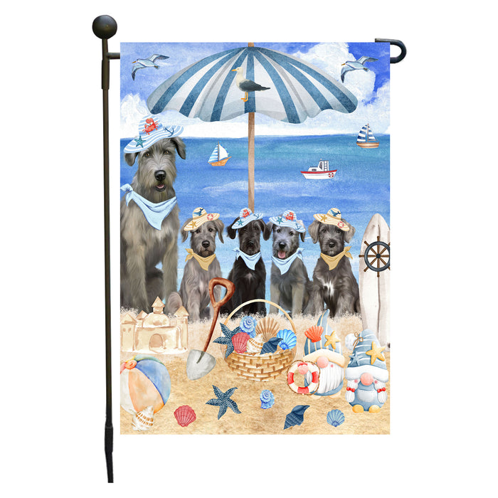Wolfhound Dogs Garden Flag, Double-Sided Outdoor Yard Garden Decoration, Explore a Variety of Designs, Custom, Weather Resistant, Personalized, Flags for Dog and Pet Lovers
