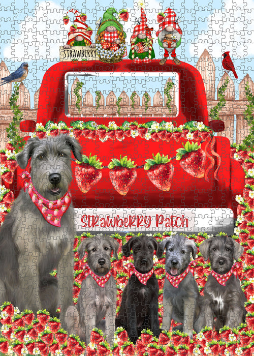 Wolfhound Jigsaw Puzzle: Explore a Variety of Designs, Interlocking Halloween Puzzles for Adult, Custom, Personalized, Pet Gift for Dog Lovers