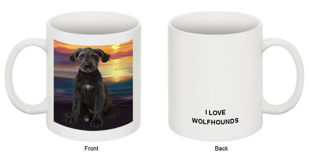 Sunset Wolfhound Dog Coffee Mug MUG52580