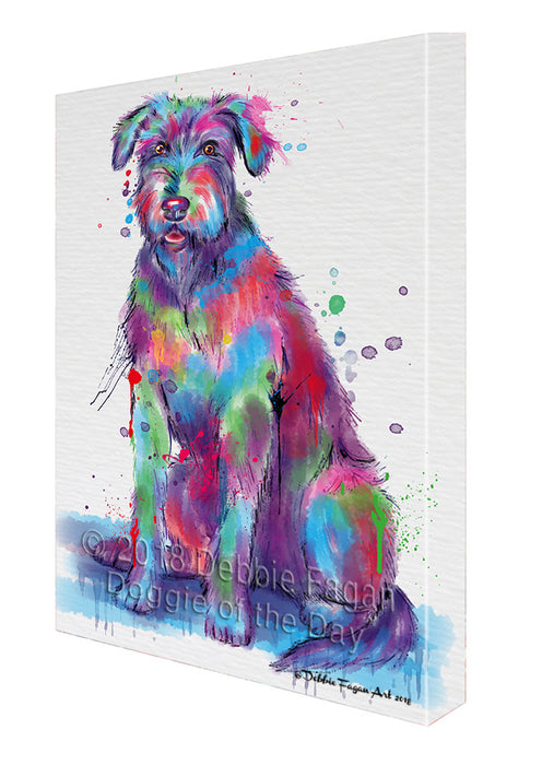 Watercolor Wolfhound Dog Canvas Print Wall Art Décor CVS137357