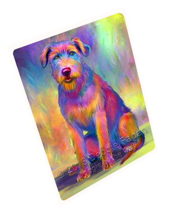 Paradise Wave Wolfhound Dog Large Refrigerator / Dishwasher Magnet RMAG102744