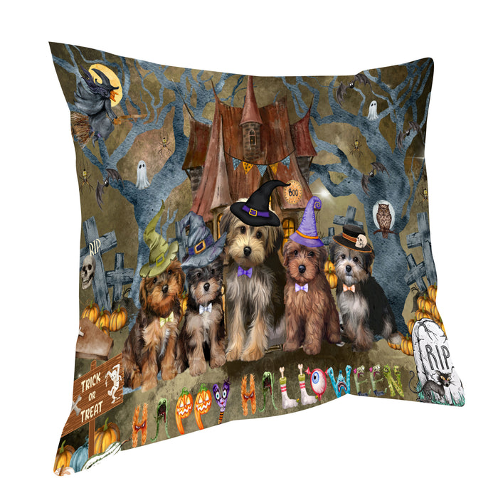 Yorkipoo Pillow: Explore a Variety of Designs, Custom, Personalized, Throw Pillows Cushion for Sofa Couch Bed, Gift for Dog and Pet Lovers