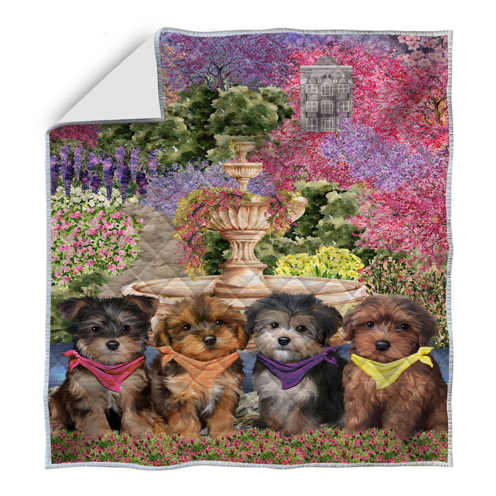 Yorkipoo Quilt: Explore a Variety of Personalized Designs, Custom, Bedding Coverlet Quilted, Pet and Dog Lovers Gift