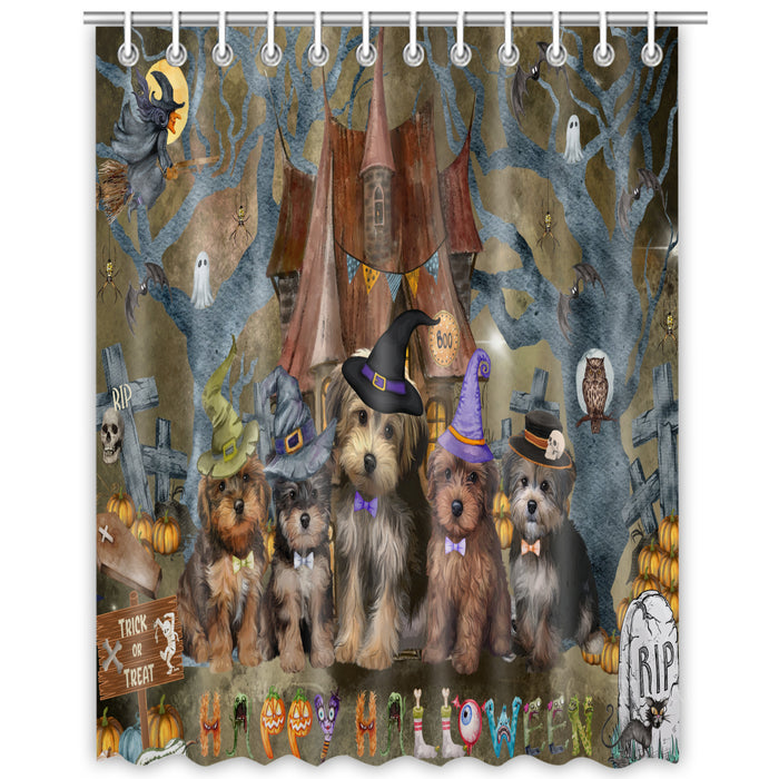 Yorkipoo Shower Curtain, Explore a Variety of Custom Designs, Personalized, Waterproof Bathtub Curtains with Hooks for Bathroom, Gift for Dog and Pet Lovers