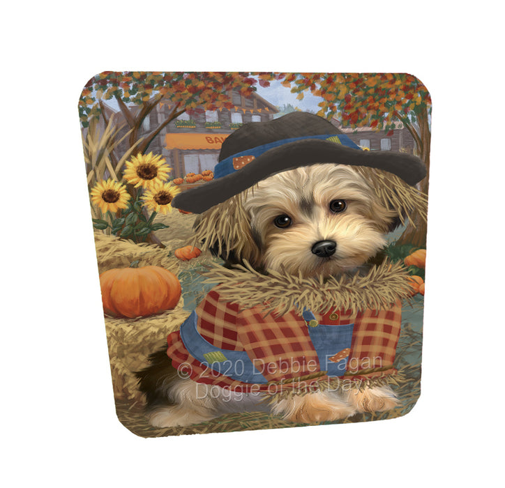 Halloween 'Round Town Yorkipoo Dogs Coasters Set of 4 CSTA58034