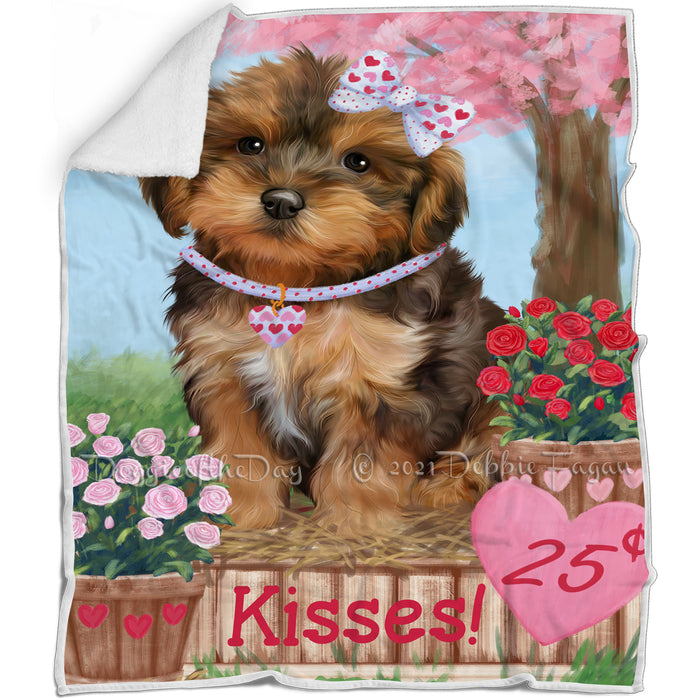Rosie 25 Cent Kisses Yorkipoo Dog Blanket BLNKT125859