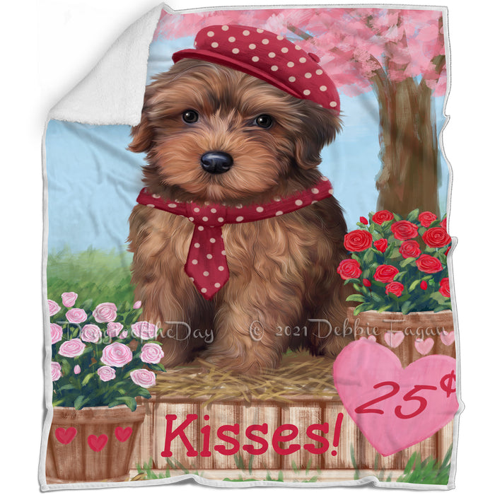 Rosie 25 Cent Kisses Yorkipoo Dog Blanket BLNKT125868