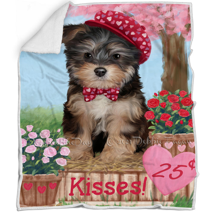 Rosie 25 Cent Kisses Yorkipoo Dog Blanket BLNKT125886