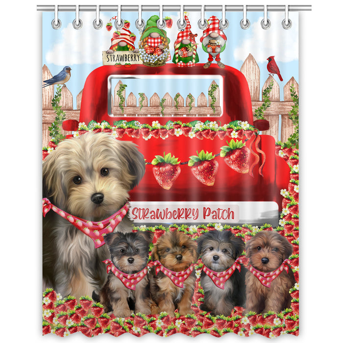 Yorkipoo Shower Curtain, Custom Bathtub Curtains with Hooks for Bathroom, Explore a Variety of Designs, Personalized, Gift for Pet and Dog Lovers