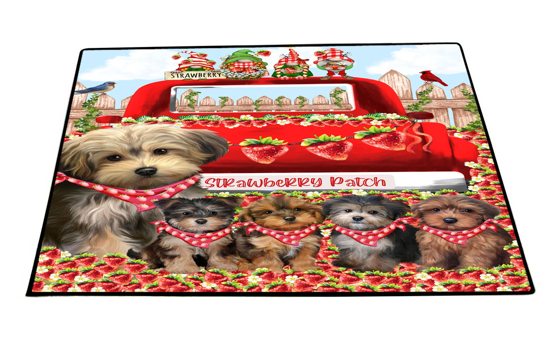 Yorkipoo Floor Mat, Explore a Variety of Custom Designs, Personalized, Non-Slip Door Mats for Indoor and Outdoor Entrance, Pet Gift for Dog Lovers