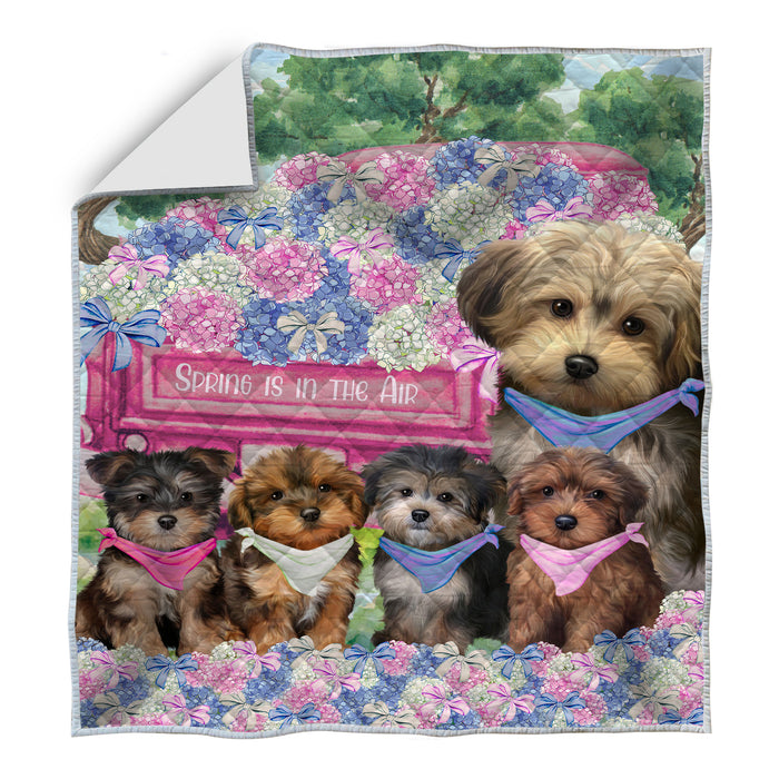 Yorkipoo Quilt: Explore a Variety of Designs, Halloween Bedding Coverlet Quilted, Personalized, Custom, Dog Gift for Pet Lovers