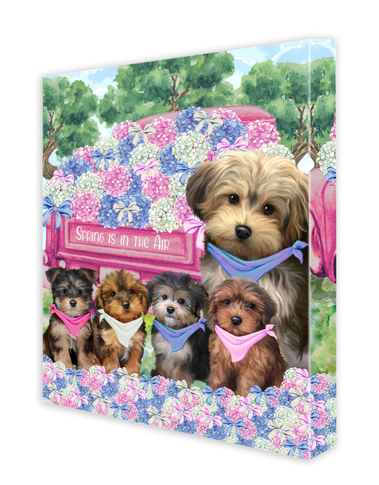 Yorkipoo Canvas: Explore a Variety of Designs, Personalized, Digital Art Wall Painting, Custom, Ready to Hang Room Decor, Dog Gift for Pet Lovers