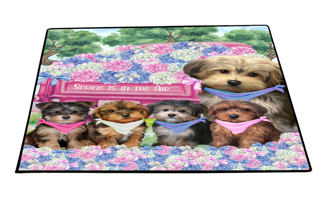 Yorkipoo Floor Mats: Explore a Variety of Designs, Personalized, Custom, Halloween Anti-Slip Doormat for Indoor and Outdoor, Dog Gift for Pet Lovers