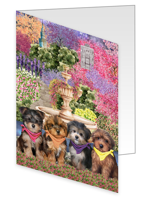 Yorkipoo Greeting Cards & Note Cards: Explore a Variety of Designs, Custom, Personalized, Halloween Invitation Card with Envelopes, Gifts for Dog Lovers