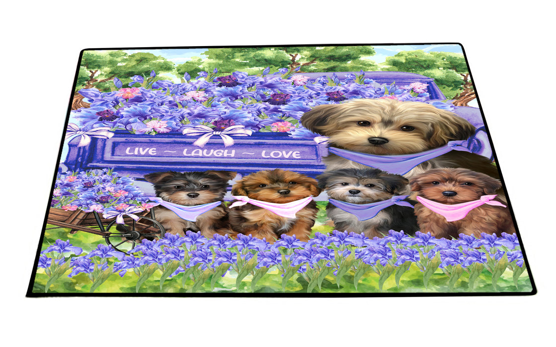 Yorkipoo Floor Mat: Explore a Variety of Designs, Anti-Slip Doormat for Indoor and Outdoor Welcome Mats, Personalized, Custom, Pet and Dog Lovers Gift
