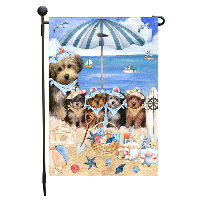 Yorkipoo Dogs Garden Flag, Double-Sided Outdoor Yard Garden Decoration, Explore a Variety of Designs, Custom, Weather Resistant, Personalized, Flags for Dog and Pet Lovers