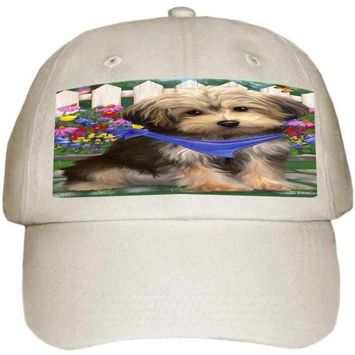 Spring Floral Yorkipoo Dog Ball Hat Cap HAT59844