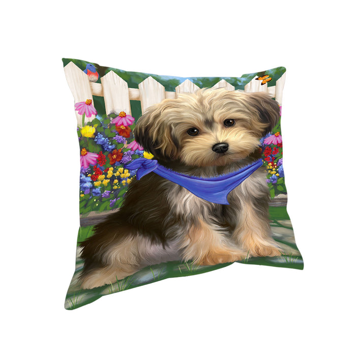 Spring Floral Yorkipoo Dog Pillow PIL56600