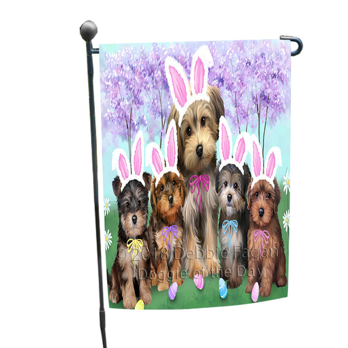 Yorkipoos Dog Easter Holiday Garden Flag GFLG57066